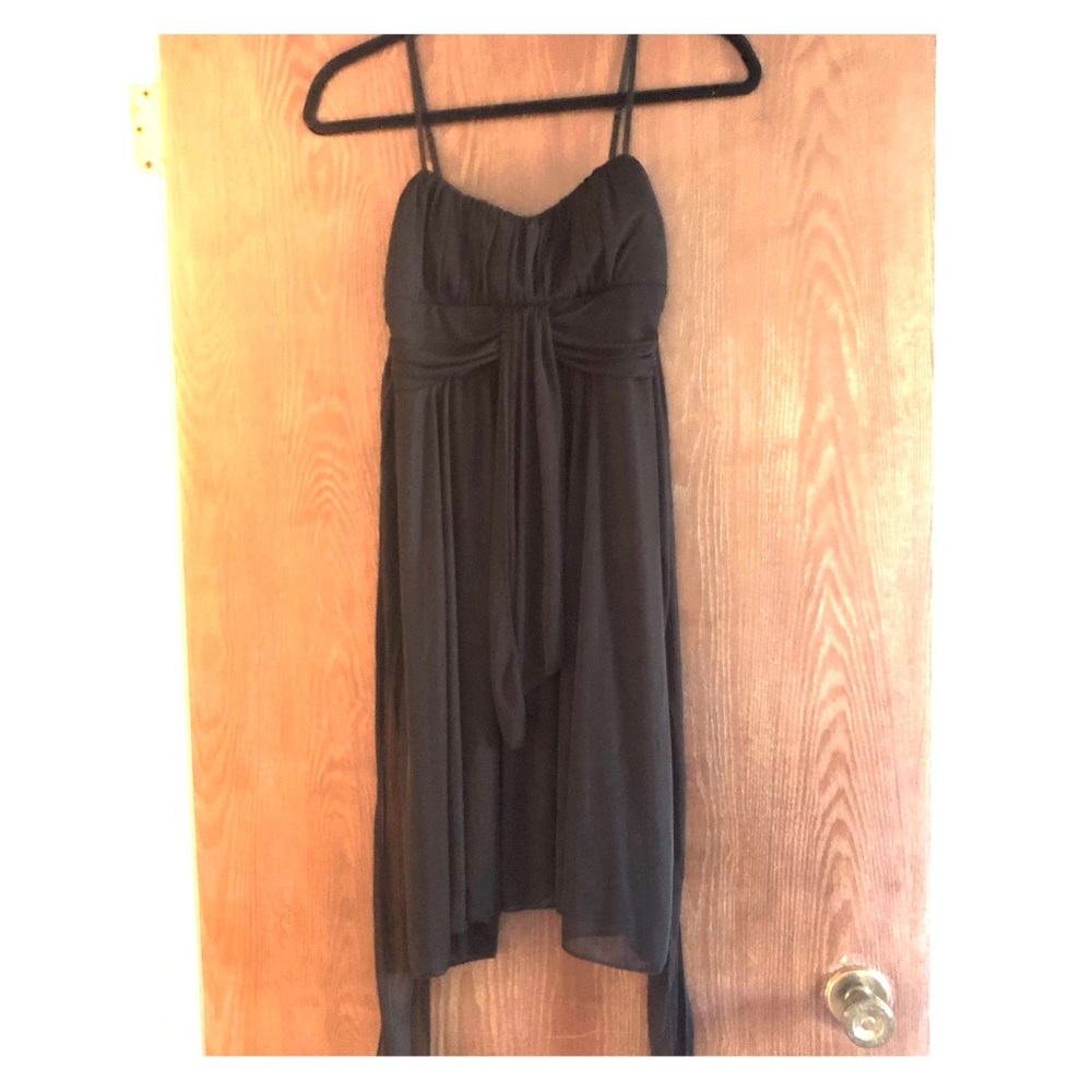 Black mini dress